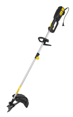 Триммер электрический HUTER GET-1200SL в Хабаровске 1200 Вт, 8000 об/мин, скашивание леской - 420 мм, ножом - 255 мм, Ø – 2 мм